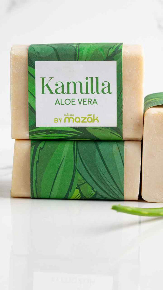 MAZAK - KAMILLA - Olive Oil Soap Bar - Aloe Vera (110G)