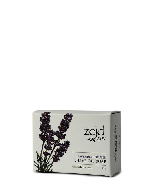 ZEJD - Lavender Infused Olive Oil Soap Bar (90G)