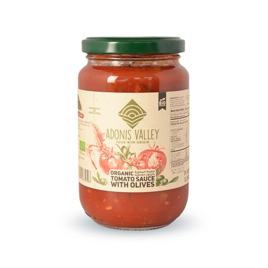 ADONIS VALLEY - Organic Tomato Sauce with Olives (350g)